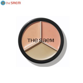 THE SAEM Cover Perfection Triple Pot Concealer 4.5g*3colors, Color:03 Correct Up Beige