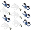 5Pcs Ultrasonic Distance Sensor Module HC-SR04 with Mounting Brackets, 10cm
