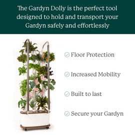 GARDYN Home Dolly (a Rolling Cart Specifically Designed to Make Your Hydroponics Growing System Kit & Indoor Garden Tower Mobile) Easily Move Your Throughout Your Home While Protecting Your Floors
