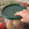 Carlisle 1077108 Round Container Lid, Polypropylene, Green, 2-4 Quart
