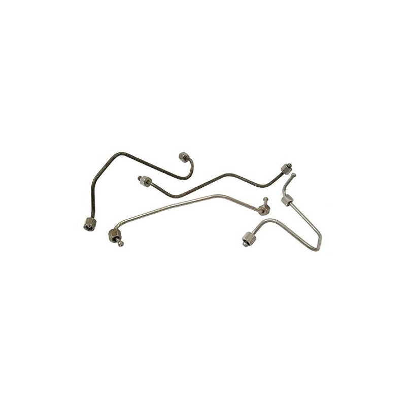 4-Cyl. Fuel Injector Line Pipe Set Fits Perkins Replaces 35343025