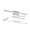 mirrea 36in Modern LED Vanity Light for Bathroom Lighting Dimmable