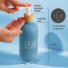 Loochica Blue 2 Pack Glass Soap Dispenser Set, Hand and