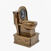 Decade Awards Gold Toilet Bowl 2nd Place Action Pedestal Trophy
