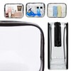 MORICOH Kulturbeutel, transparent, mit Reiseflaschen, 14-teiliges Set (100 ml) und