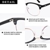 OPTOFENDY Progressive Multifocal Reading Glasses for Women Men Square Blue