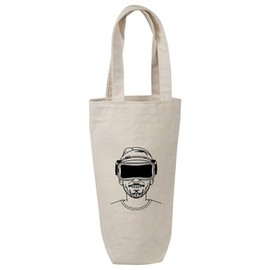 Azeeda 'Virtual Reality-Kopfhörer' Weinflasche Geschenktasche/Flaschenträger (BL00032885)