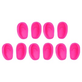 Protectores Auditivos para Peluqueros, 10 Piezas Protector para los Oídos Protección Antimanchas de Silicona Protege las Orejeras del Tinte, para Peluqueros Y Orejeras para Teñir el Cabello