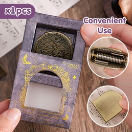 1 Piece Butterfly Clip and 2 Stickers, Vintage Metal Clips, Reading Decor Accessories, Reading Aids.