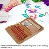 Knitting Needle Set, 18pcs Interchangeable Circular Aluminium 3 to 6mm