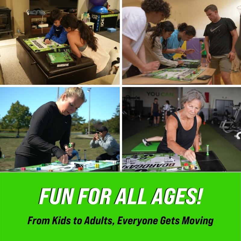 BoardGains Pro – Fitness Board Game | PE Teachers, Trainers