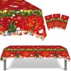 1 Pcs Christmas Tablecloth Christmas Table Cloth ， Xmas Table