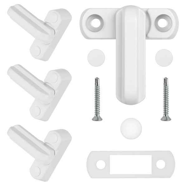 Flintronic Window Lock, Pack of 4 Window Lock, Window Latch,