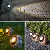 GOODFOEVER Rock Solar Garden Lights(2pcs), Super Bright Solar Spot Lights,