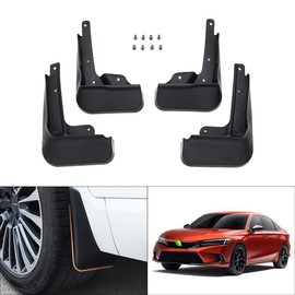 Autorder Mud Flpas Splash Guards for 2022 2023 2024 2025 Honda Civic Accessories Mudflap Fender Flares Front and Rear Mud Guard Set 4PCS (Not Fit for Hatchback)