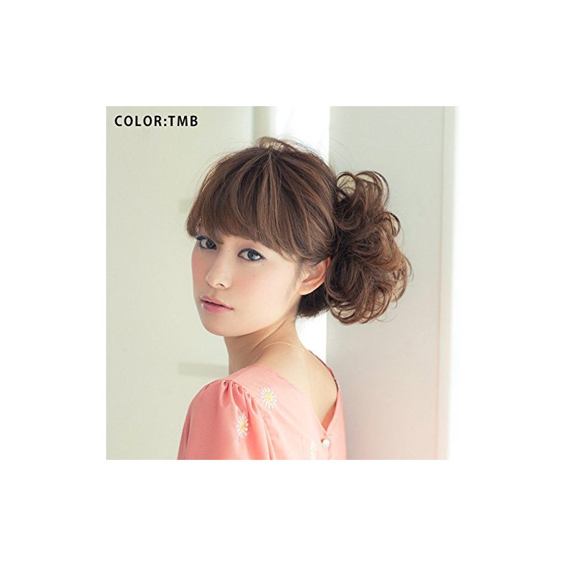 Scrunchie Round Curl Heat Resistant Black