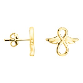 SOFIA MILANI - Women's Earrings 925 Silver - Gold Plated - Angel Stud Earring - E2595