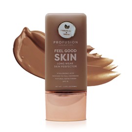 Profusion Cosmetics Lightweight Liquid Foundation for a Flawless and Elegant Radiance, Breathable Makeup that Improves Uneven Skin Tone, Vegan & Cruelty-Free - Deep 3