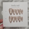 Soft and tangle glass magnet [Handmade nail tip] Emily Nail