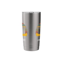 Lake Wawasee Vintage retro sunset Bear Canoe outdoor hiking Stainless Steel Insulated Tumbler