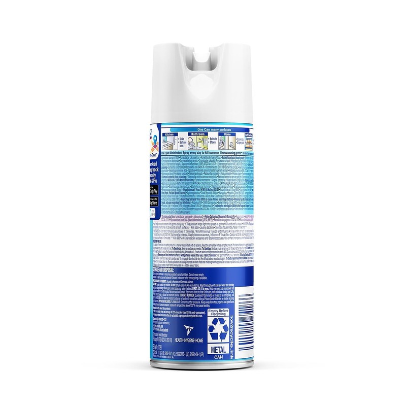 Lysol Disinfectant Spray, Sanitizing and Antibacterial Spray, For Disinfecting and