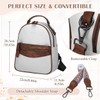 RAVUO Small Backpack Purse for Women, Designer Leather Handbag Cute