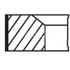 Mahle Original 039 91 N0 Piston Ring Set