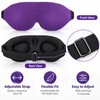 3D Sleep Eye Mask for Light Blocking – Contoured Night