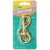 Lucky Line 3-1/4" Heavy-Duty Solid Brass Bolt Snap with 1"