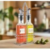 Cuisinox Oil and Vinegar Cruet Set with Caddy, Stainless Steel