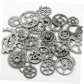 Operitacx 1 Steampunk Gear Pendant DIY Jewellery Accessories Mixed Style Pendant Gear Shape Design Craft Decor Accessories Women's Jewellery Homemade Necklace Craft Accessories