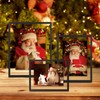 Egofine 11x14 Floating Frames Set of 2, Double Plexiglass Picture