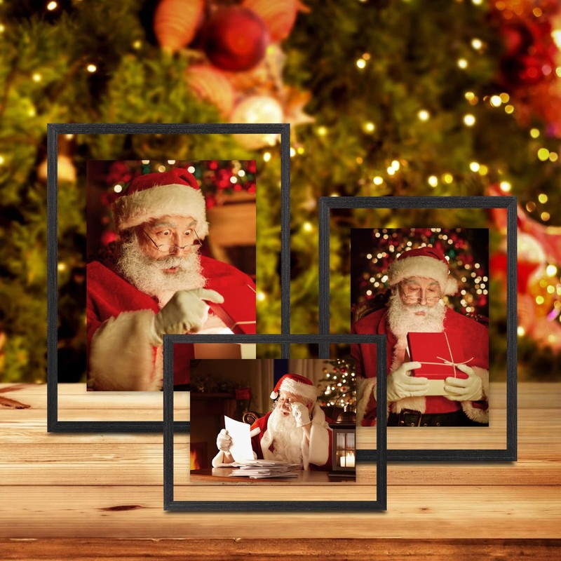 Egofine 11x14 Floating Frames Set of 2, Double Plexiglass Picture