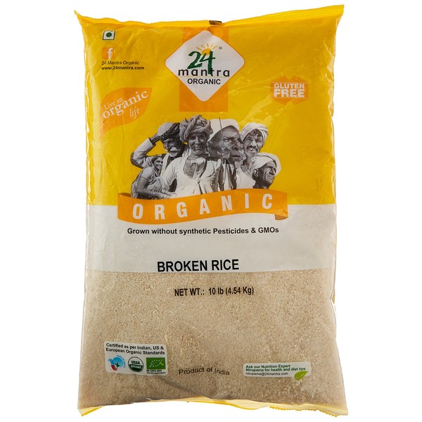 24 Mantara 24 Mantra Organic Broken Rice - 10 Lb,, ()