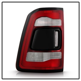 (POE) Dodge Ram 1500 Rebel (Fit Blind Spot Sensor Module Not Included) LED Tail Light - OE Black Red Left