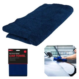 SRV Hub 60 cm super saugfähiges Mikrofaser-Autohandtuch | dunkelblaues Mikrofaser-Auto-Trockentuch | Home Dusting Essentials, super weiches Autopflege-Zubehör