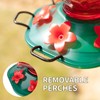 Billion Sky Hummingbird Feeder for Outdoors, Lantern Shaped Bottle, 6