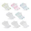 Fruit of the Loom No Show Socks Womens 8 Pack
