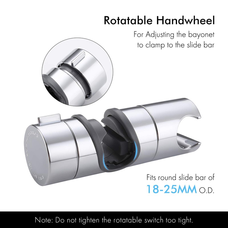 KES Shower Head Holders Hand Shower Bracket Replacement for 18-25MM