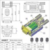 2PCS DB9 Solderless Connector, RS232 D-SUB Serial to 9-Pin Port