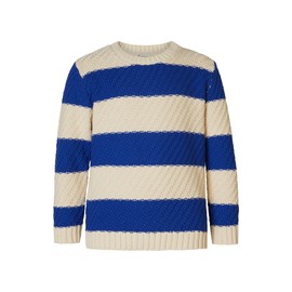 Noppies Hinojal Boys' Long-Sleeved Stripe Pullover, Fog - P873