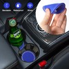 OUZORP Car Cup Coasters Blue 2 Pack with Push Start