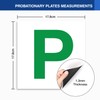 ARVO Magnetic P Plates for Cars - Pack of 2