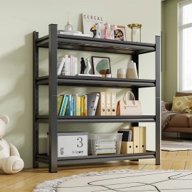 4 Lays Heavy Duty Shop Shelves and Storage Racks Iron Stacking Units for Retail Supermarket  Local StockDimension (L*W*H): 54.37''H*23.64''L*11.82''D, Height: regular, Load Capacity: 100kg