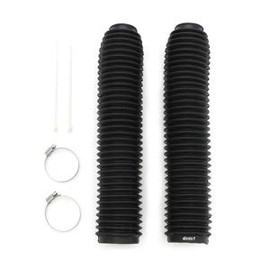 Fork Boots Gaiters - Compatible with Suzuki DR250 DR350 DR650SE DRZ250 RM125 RM250 RM500 - Black