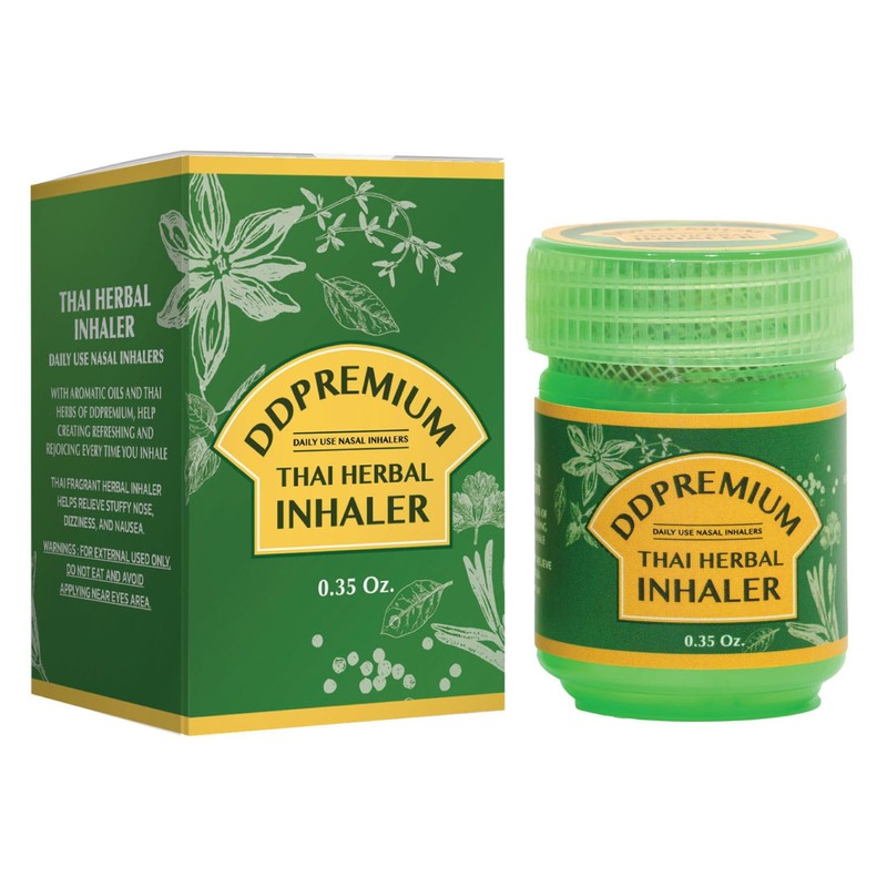 DDPremium Thai Herbal Inhaler with Menthol & Essential Oil -