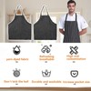 2 Pcs Adjustable Aprons, Chef Aprons with Pocket for Men