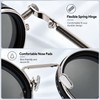 Adjustable Round Polarized Sunglasses for Driving and Outdoor Use –