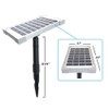 AEO Solar Powered Air Pump Kit, Two Airing Stones, 22GpH