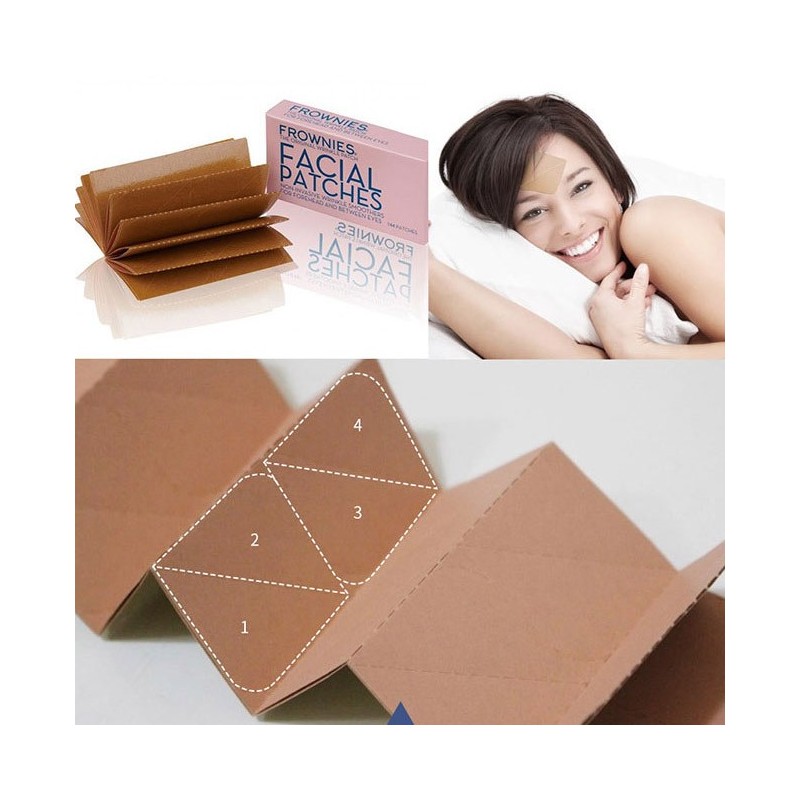 Frownis Facial Patch, Forehead and Grow Wrinkle Patch, 144 pieces